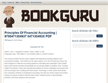 Tablet Screenshot of bookguru.net
